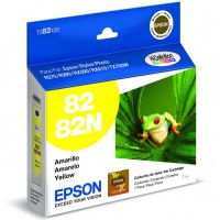 Genuine Original Epson T112490 82N Epson Standard Capacity Yellow Ink Cartridge for R290  R390 RX590 RX610 RX690 TX700W