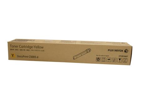 Genuine Original Fuji Xerox CT201667 DPC5005d Yellow Toner Catridge (25K)