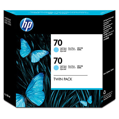 Original Ink HP CB351A Light Cyan Twin Pack for HP Printers