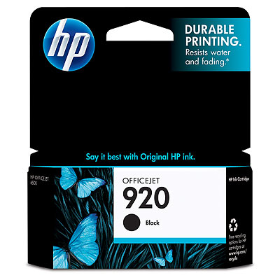 Original Ink HP CD971AA Ink 920 Black for HP Printers
