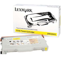 Genuine Original Lexmark 20K0503 Yellow Toner Cartridge for C510 C510x C510n