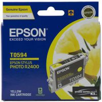 Original Genuine Epson T0594 T059490 Yellow Inkjet Cartridge for Epson Stylus Photo : R2400