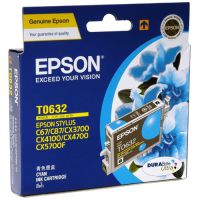 Genuine Original Epson T063290 Standard Capacity Cyan Inkjet Cartridge for C67 C87 CX3700 CX4100 CX4700