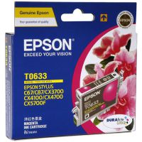 Genuine Original Epson T063390 Standard Capacity Magenta Inkjet Cartridge for C67 C87 CX3700 CX4100 CX4700