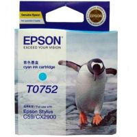 Genuine Original Epson T075290 Standard Capacity Cyan Inkjet Cartridge for C59 CX2900