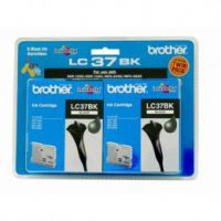 Original Brother LC37 BKT Black Twin Pack Ink Tank for DCP135C, 150C MFC235C, 260C