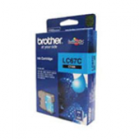 Original Brother LC67C Cyan Ink Tank for MFC490CW, 795CW, 990CW, 5890CW, 6490CW, 6890CDW (A3)  DCP585CW, 6690CW