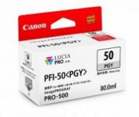 Original Canon Ink Cartridge PFI50PGY Photo Gray for Pro500