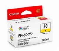 Original Canon Ink Cartridge PFI50Y Yellow for Pro500