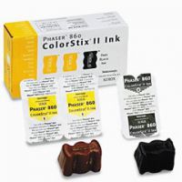 Original Xerox 2 ea Yellow ColorStix per box with 1 ea Black ColorStix 16190801