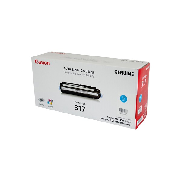 Original Genuine Canon Cart 317 Cyan For imageCLASS MF8450C  MF9280Cdn