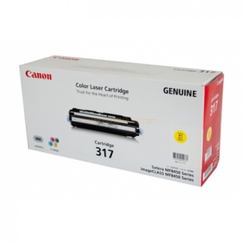 Original Genuine Canon Cart 317 Yellow For imageCLASS MF8450C  MF9280Cdn