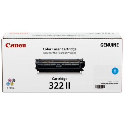 Genuine Original Canon Cart 322 II Cyan Toner for LBP9100cdn