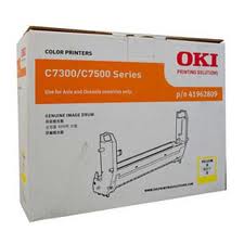 Original COLOUR LASER TONER 41962809 C7300 C7500 Yellow Drum(23k)