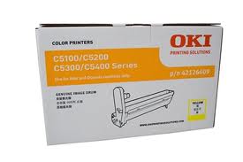 Original COLOUR LASER TONER 42126609 for C5100 C5200 C5300 C5400 Yellow Drum(17k)