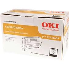 Original OKI COLOUR LASER TONER 42126669 C3200 (Black Drum)(14k)