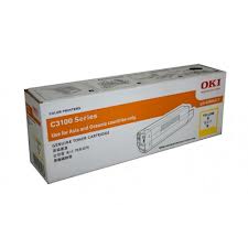 Original OKI COLOUR LASER TONER 42804517 C3100 (Yellow Toner)(3k)