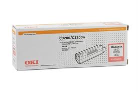 Original OKI COLOUR LASER TONER 43034810 C3200 (Magenta Toner)(1,500pgs)