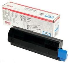 Original OKI COLOUR LASER TONER 43034811 C3200 (Cyan Toner)(1,500pgs)