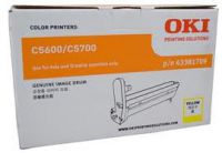 Original COLOUR LASER TONER  43381709 C5600 C5700 Yellow Drum(20k)