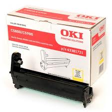 Original COLOUR LASER TONER 43381725 C5550MFP C5800 C5900 Yellow Drum(20k)