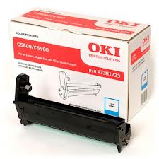 Original COLOUR LASER TONER  43381727 C5550MFP C5800 C5900 Cyan Drum(20k)