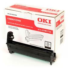 Original COLOUR LASER TONER 43381728 C5550MFP C5800 C5900 (Black Drum)(20k)