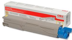 Original OKI COLOUR LASER TONER  43459453 C3300N C3400N C3600N (Yellow Toner)(1,500pgs)