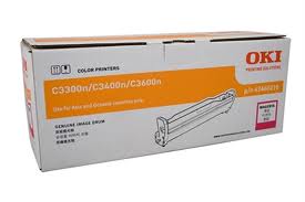 Original COLOUR LASER TONER 43460210 C3300N C3400N C3600N Magenta Drum(15k)