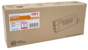 Original OKI COLOUR LASER TONER 44318610 for C710 C711 (Magenta Toner)(11,500pgs)