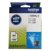 Genuine Brother ink Cartridge LC535XLC Cyan for DCPJ100 DCPJ105 MFCJ200