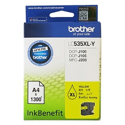 Genuine Brother ink Cartridge LC535XLY for DCPJ100 DCPJ105 MFCJ200