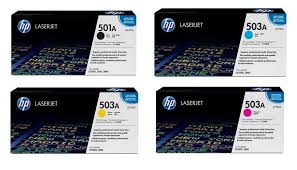 Original HP 501A 503A Q6470A, Q7581A, Q7582A, Q7583A Toner For HP Printers