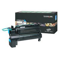 Original Genuine Extra High Capacity Cyan Return Program Lexmark C792X1CG Toner Cartridge for C792