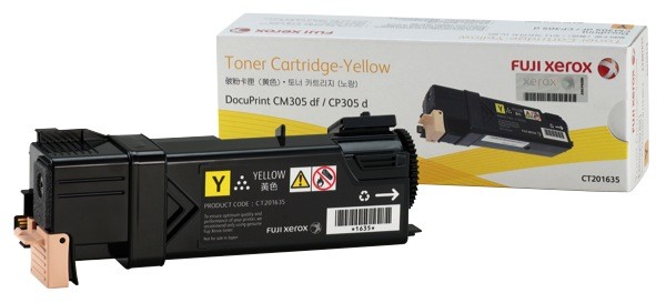 3 Units Genuine Original Fuji Xerox CM305 CP305 Yellow (CT201635)