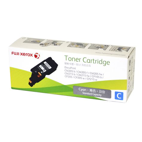 Original Genuine Fuji Xerox CT202131 Printer Toner for CP105B CP215w CP205 CM215b CM215fw CM205b CM205FW CM205F Cyan Toner (700 Pages)