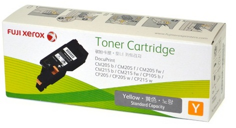 Original Genuine Fuji Xerox CT202133 Printer Toner for CP105B CP215w CP205 CM215b CM215fw CM205b CM205FW CM205F Yellow Toner (700 Pages)