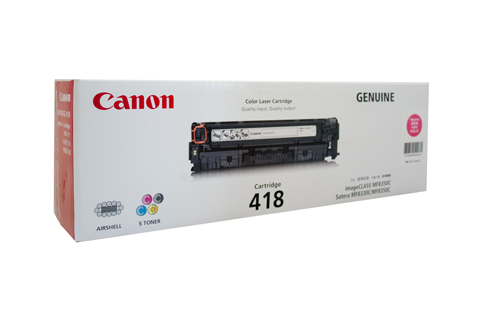 Original 418 Magenta toner for canon printer