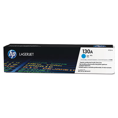 Genuine Original HP CF351A 130A Cyan Toner Cartridge  for HP m176n and m177fw Printers