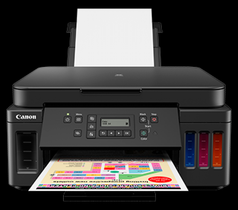 Canon Colour Inkjet AIO Printer G6070 3 in 1 Borderless Auto Duplex