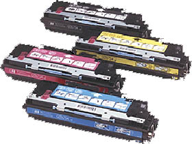 Remanufactured Q2670A Q2671A Q2672A and Q2673A toner for HP Printers