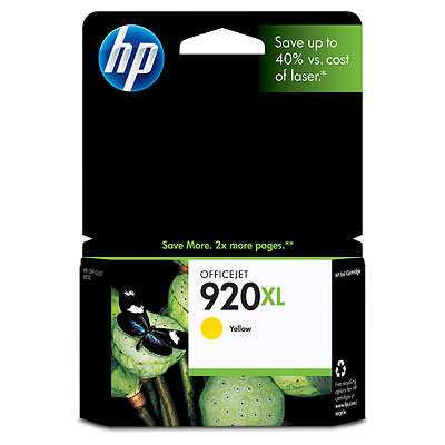 Original Ink HP CD974AA 920XL Yellow for HP Printers