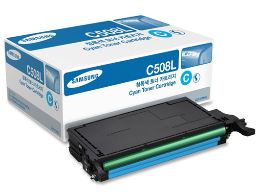 Original CLT C508L Cyan toner for Samsung printer