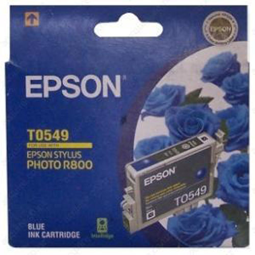 Genuine Original Epson T054990 Blue Ink for  Stylus Photo R800 R1800