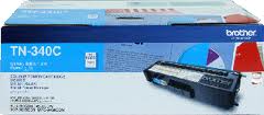 Original Brother TN340C Toner Cyan (up to 1,500 pgs @5% coverage)