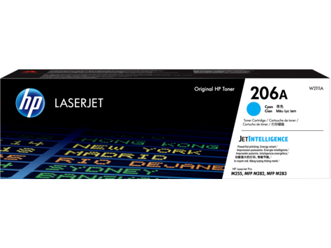 Original HP W2111A 206A Cyan Toner for M283fdw M283fdn M282nw