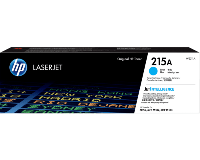 Genuine HP W2311A 215A Cyan Toner for M182n M183fw