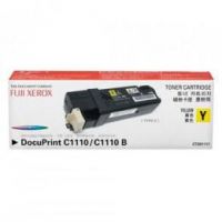 Original Genuine Fuji Xerox CT201117 C1110B C1110 AP Toner Cartridge Yellow ( 2K )