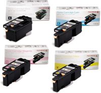 4 Units Mix Colour Original Fuji Xerox Toner for CP105b