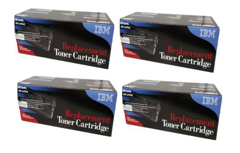 One Set Original IBM Toner for HP 125A CB540A CB541A CB542A CB543A CMYK Toner